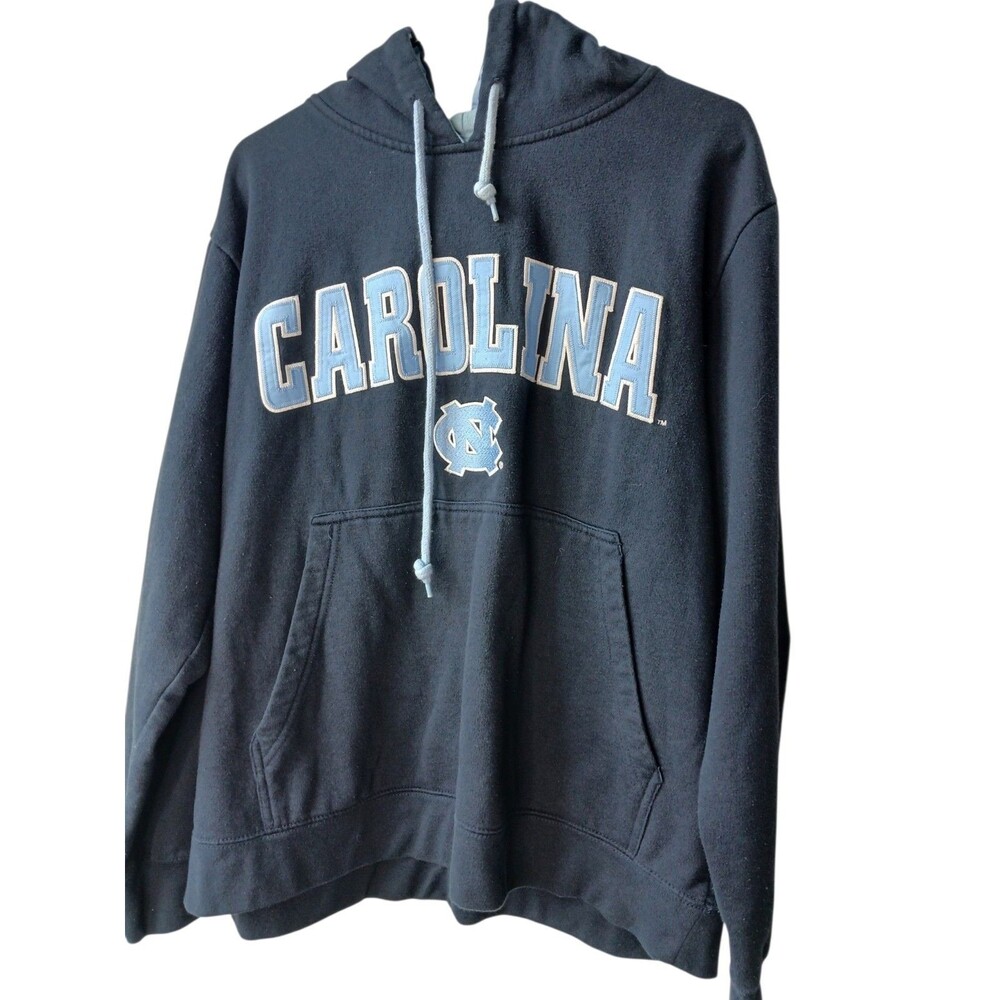 North Carolina Tar Heels Hoodie Men’s Medium Navy Blue UN PulloverNCAASweatshirt